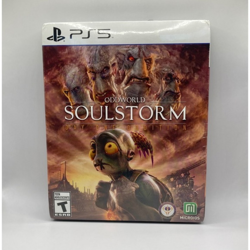 Oddworld‎ Soulstorm Day One Oddition PS5 PlayStation 5 Steelbook New Sealed